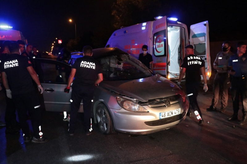 Adana'da feci kaza: 1 ölü 3 yaralı